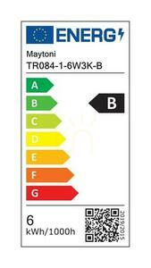 Maytoni Basis Grid Radity TR084-1-6W3K-B magnetic LED track light black 6 W 3000 K small 5