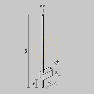 PARS wall lamp C070WL-L6GB3K Maytoni small 8