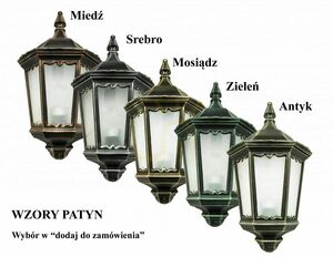 Outdoor Pendant Light SU-MA Witray Black Patina Aluminum Glass K 1018/1/N small 3