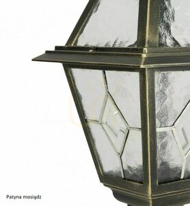 Outdoor Standing Light SU-MA K 5002/3/N Black Patina 80 cm Rustic Lantern small 8