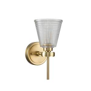 Gunnislake 1 Light Wall Light - Brushed Brass Elstead small 1