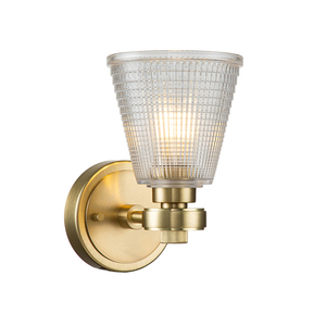 Gunnislake 1 Light Wall Light - Brushed Brass Elstead small 3
