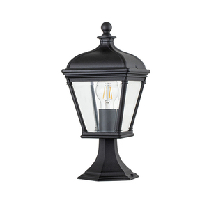 Bayview 1 Light Medium Pedestal Lantern Elstead small 1