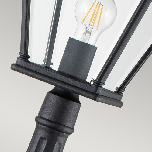 Check Bayview medium pillar lantern 104 cm - 1xE27 - black Elstead