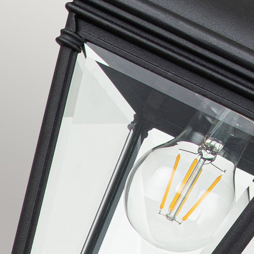 Check Bayview Medium Chain Lantern - 1 light - Black Elstead