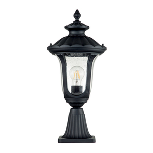 Chicago 1 Light Small Pedestal Lantern Elstead small 1