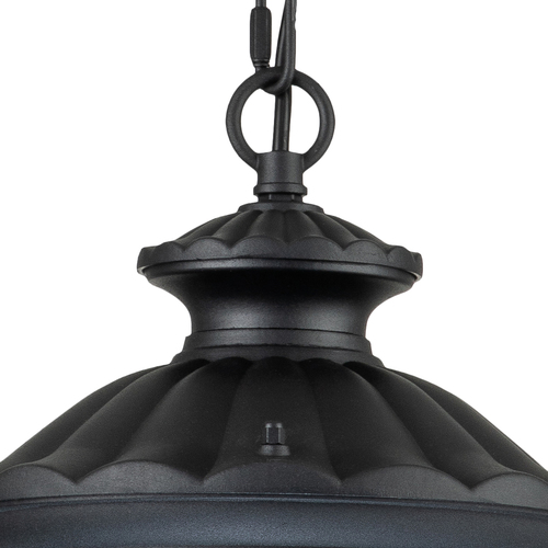 Check Chicago Small Chain Lantern - 1 Light - Textured Black Elstead