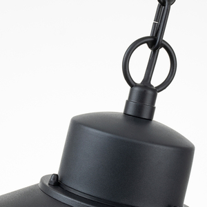 Copenhagen 1 Light Chain Lantern - Black Elstead small 1