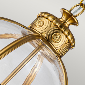 Adams 4 Light Pendant Chandelier - Burnished Brass Elstead small 3