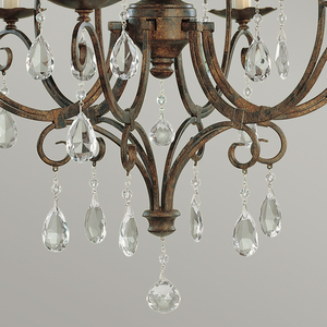 Chateau 6 Light Chandelier Elstead small 2