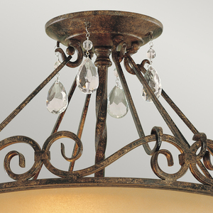 Chateau 2 Light Semi-Flush Light Elstead small 3