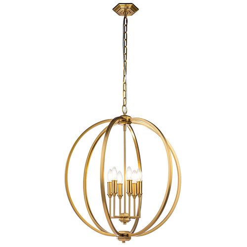 Check Corinne 6 Light Pendant Elstead