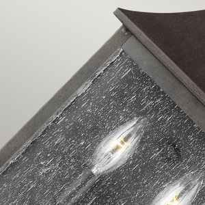 Galena 2 Light Half Lantern Elstead small 1