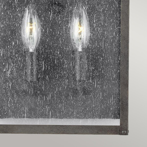 Galena 2 Light Half Lantern Elstead small 2