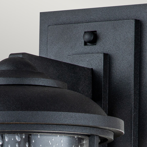 Check Lighthouse 1 Light Medium Wall Lantern - Textured Black Elstead