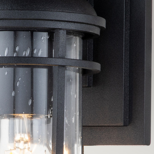 Check Lighthouse Small Wall Lantern - 1 Light - Textured Black Elstead
