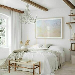 Maryville 6 Light Chandelier - Washed Grey Elstead small 5