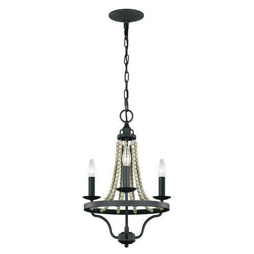 Check Nori 3 Light Chandelier Elstead