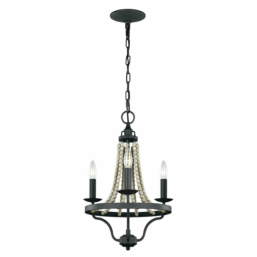 Nori 3 Light Chandelier Elstead