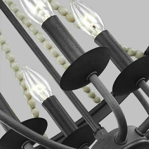 Nori 4 Light Chandelier Elstead small 1