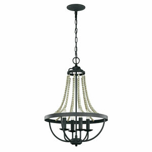 Nori 4 Light Chandelier Elstead small 0