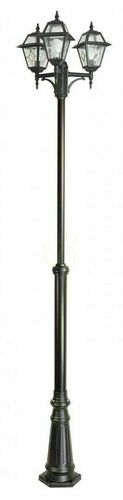 Check Outdoor Standing Lantern SU-MA Witch 3-Light Black Patina OGMWN 3 N