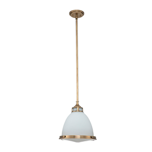 Elstead Amelia Medium Pendant Light, 1 × E27, Heritage Brass, HK-AMELIA-P-M-HB small 1