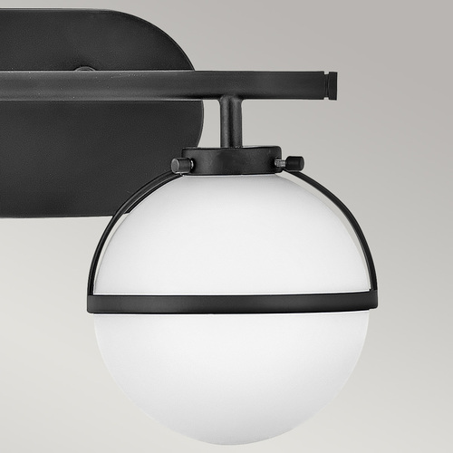 Check Hollis wall light - 2 light sources - Black Elstead