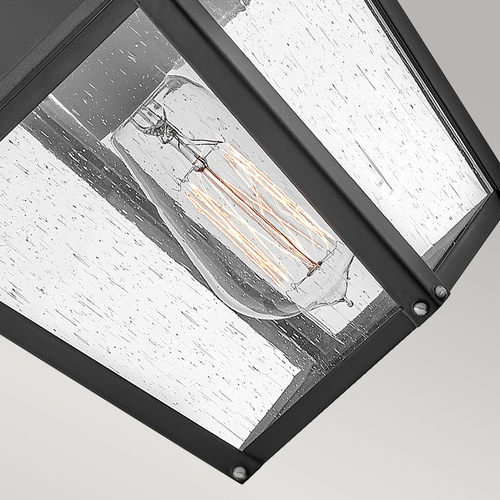 Check Huntersfield 1 Light Small Wall Lantern - Black Elstead