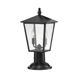 Huntersfield 2 Light Medium Pedestal Lantern Elstead small 0