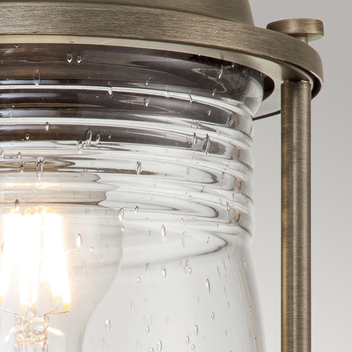 Check Elstead Ashland Bay medium outdoor pedestal lantern burnished bronze E27 max. 60 W IP44 KL-ASHLANDBAY3-M-BU