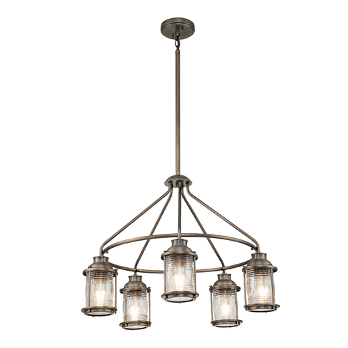 Check Ashland Bay 5 Light Outdoor Chandelier  Elstead