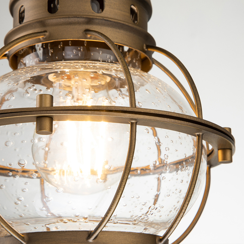 Check Bridgepoint small chain lantern - 1 light source - Natural Brass Elstead