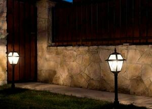 Outdoor Standing Garden Lantern SU-MA Black Patina 110 cm K 5002/2/N small 4