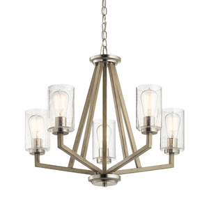 Deryn 5 Light Chandelier Elstead small 1