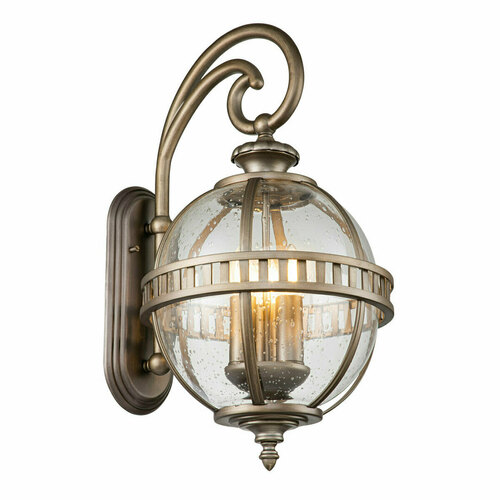 Check Halleron 3 Light Wall Lantern Elstead