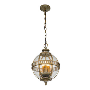 Halleron 3 Light Chain Lantern  Elstead small 0
