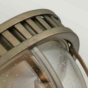 Halleron 3-light outdoor flush ceiling light E14 - burnished bronze Elstead small 3