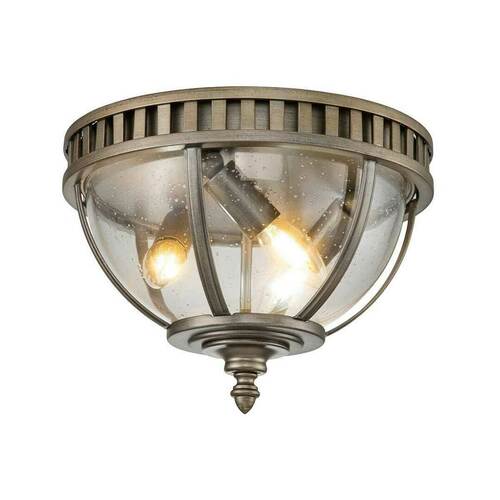 Check Halleron 3 Light Ceiling Flush Elstead