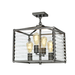 Louvre 4 Light Pendant Elstead small 2