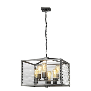Louvre 6 Light Pendant Elstead small 0