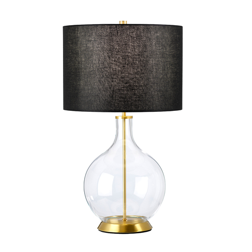 Check Orb 1 Light Table Lamp (Complete with Black Shade) Elstead