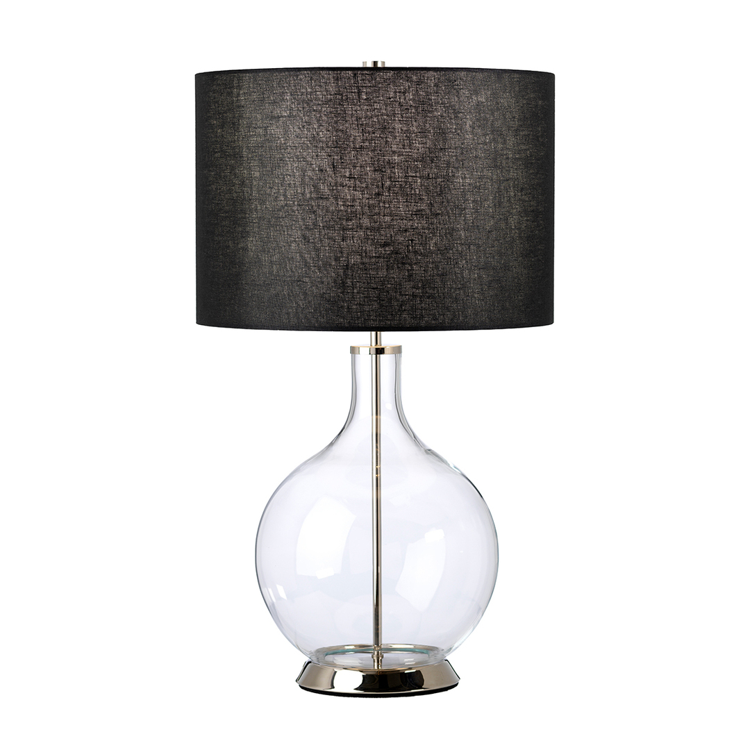 Orb 1 Light Table Lamp (Complete with Black Shade) Elstead