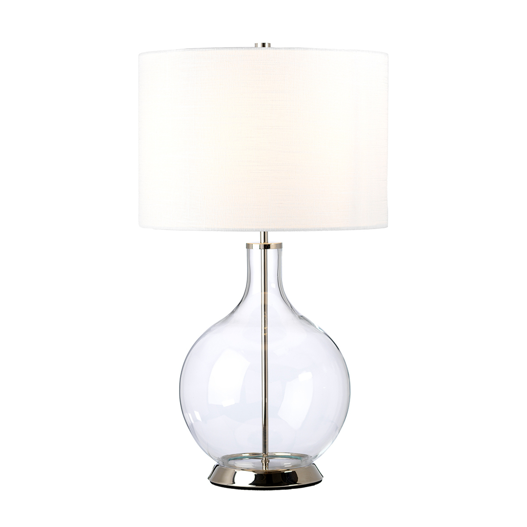Orb 1 Light Table Lamp (Complete with White Shade) Elstead