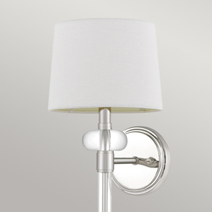 Barbour Wall Light - 1 Light - Polished Nickel Elstead small 1