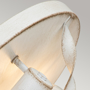 Bradbury 2 Light Flush Ceiling Light - Antique White Elstead small 3