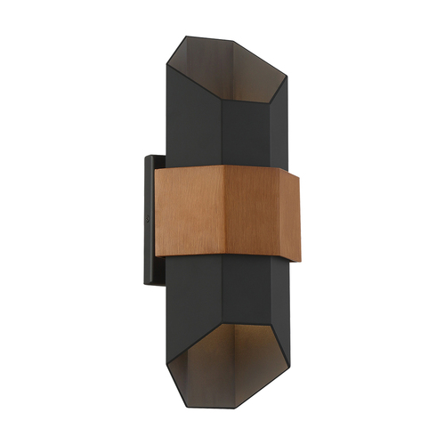 Check Chasm LED Wall Lantern - Medium Elstead