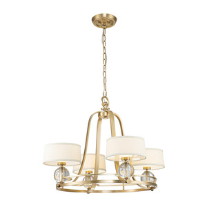 Uptown Gotham 4 Light Chandelier Elstead small 0