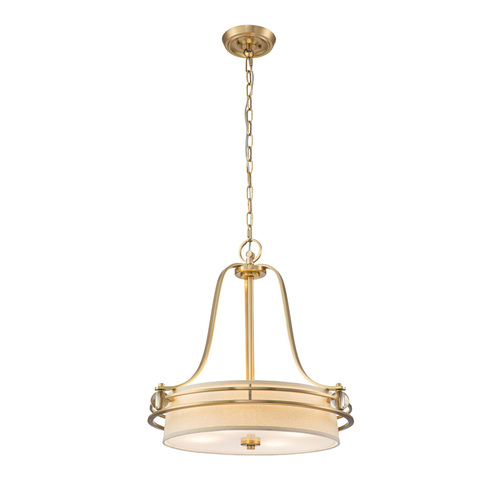 Check Uptown Gotham 4 Light Pendant Elstead