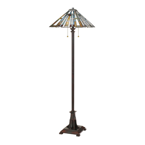 Maybeck 2 Light Floor Lamp Elstead small 0
